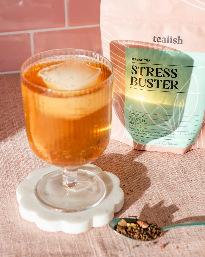 Tulsi "Tonic" Mocktail - Sip Away Stress!