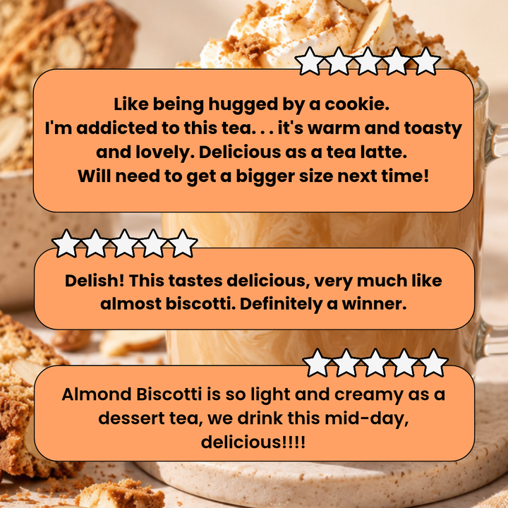 Almond Biscotti Tea