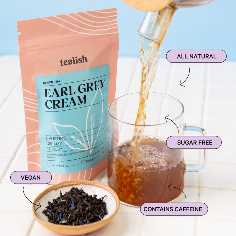 Earl Grey Cream Black Tea l Dessert Tea l Loose Leaf Tea Earl Grey Cream Black Tea l Dessert Tea l Loose Leaf Tea