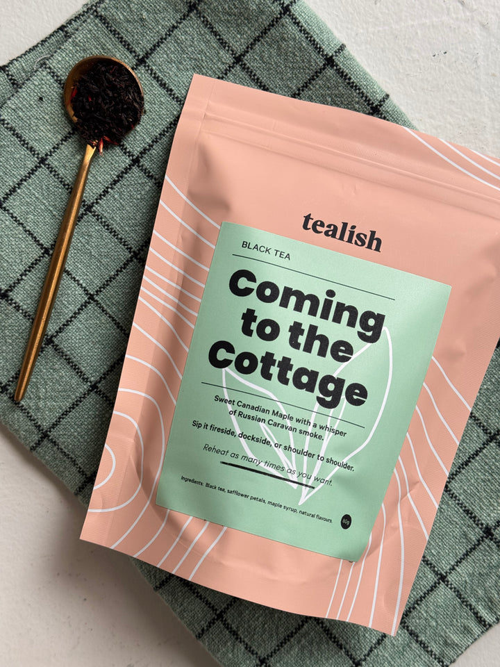 Tea package labeled &