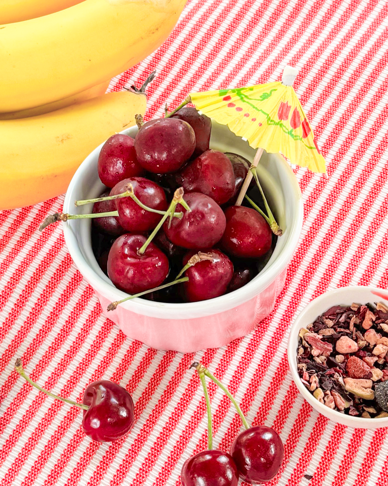 Tealish Cherry Banana Split Herbal Iced Tea