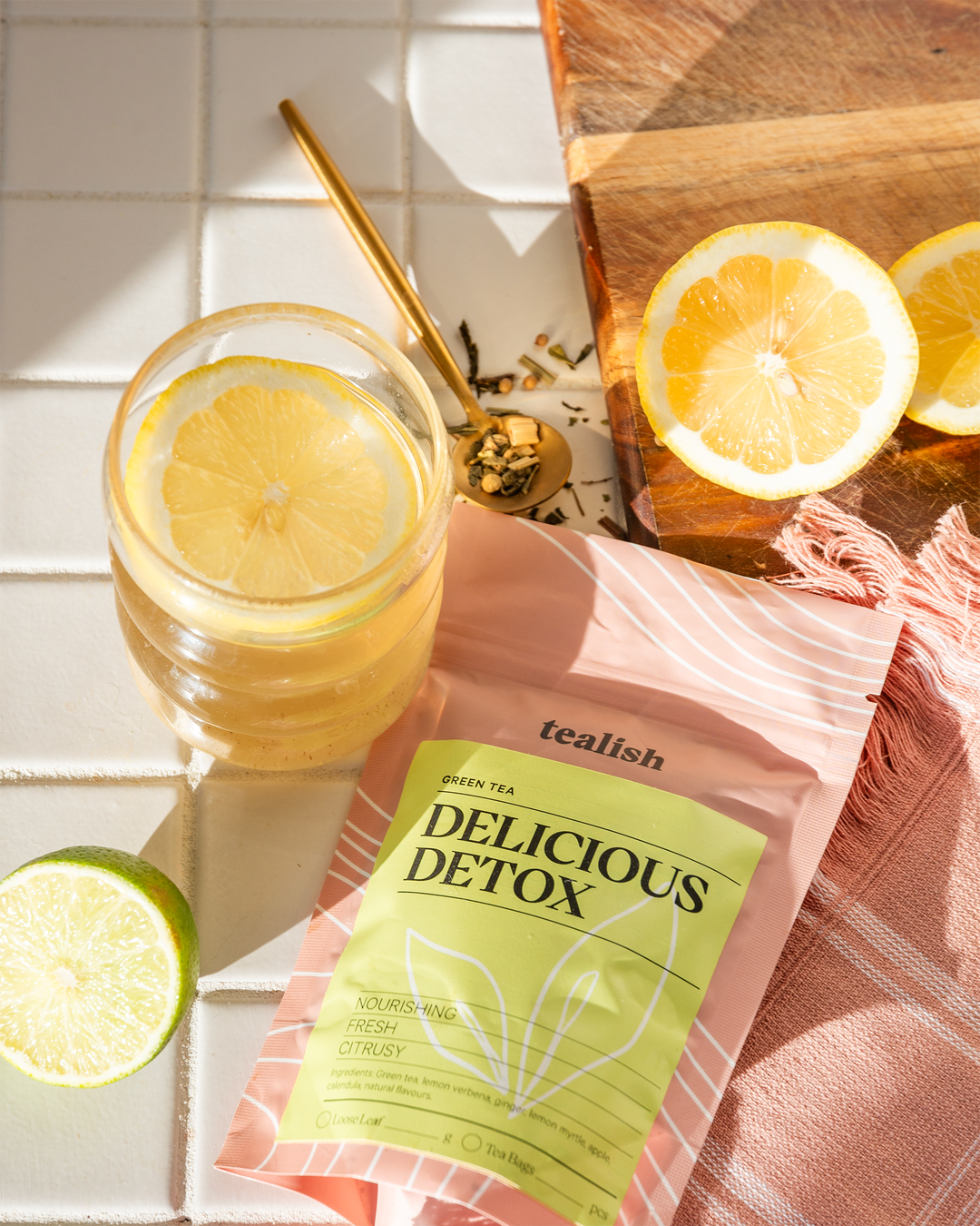 Tealish Delicious Detox Tea drink