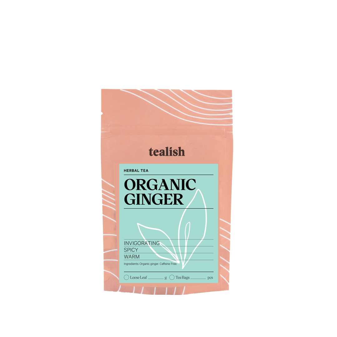 Tealish Organic Ginger Tea pouch