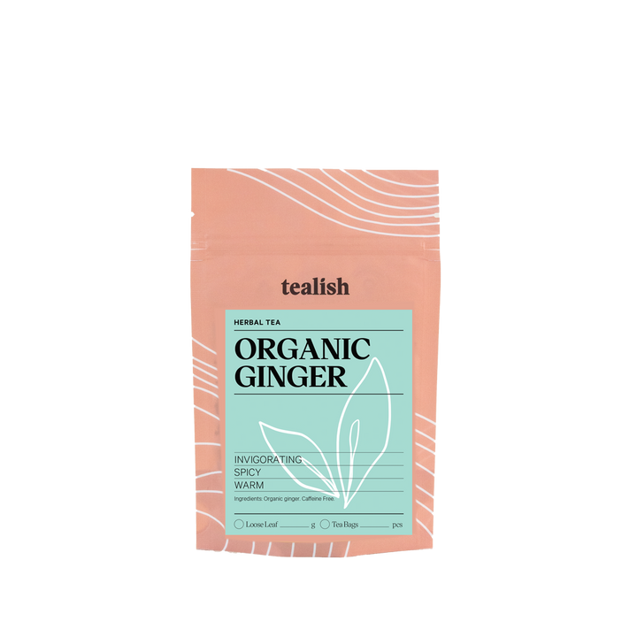 Tealish Organic Ginger Tea pouch