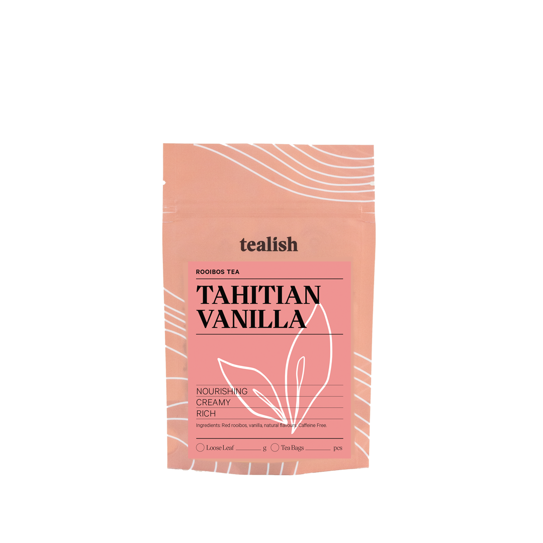 a picture of Tealish Tahitian Vanilla Rooibos Tea pouch