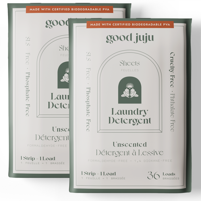 Free Gift over $100 - 2pk GoodJuJu Laundry Sheets