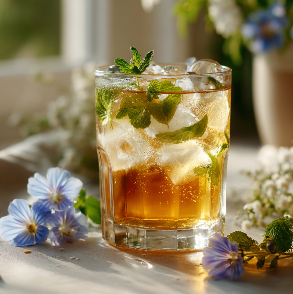 tealish get fresh herbal tea, peppermint, spearmint, iced tea, wellness tea