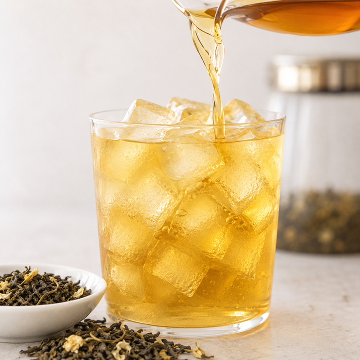 tealish jasmine silver tips green tea iced tea 