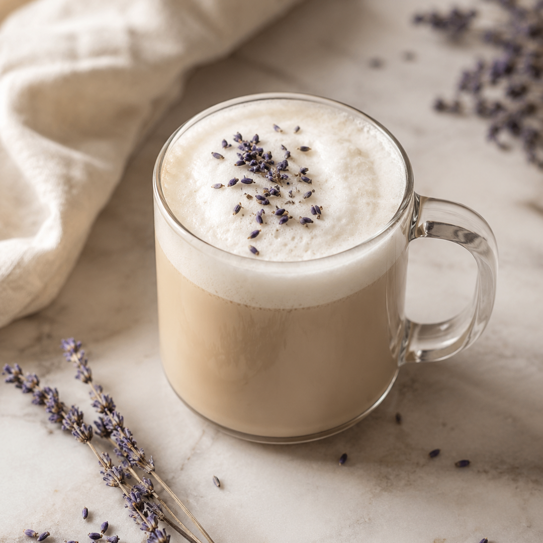 tealish lavender earl grey black tea tea latte 