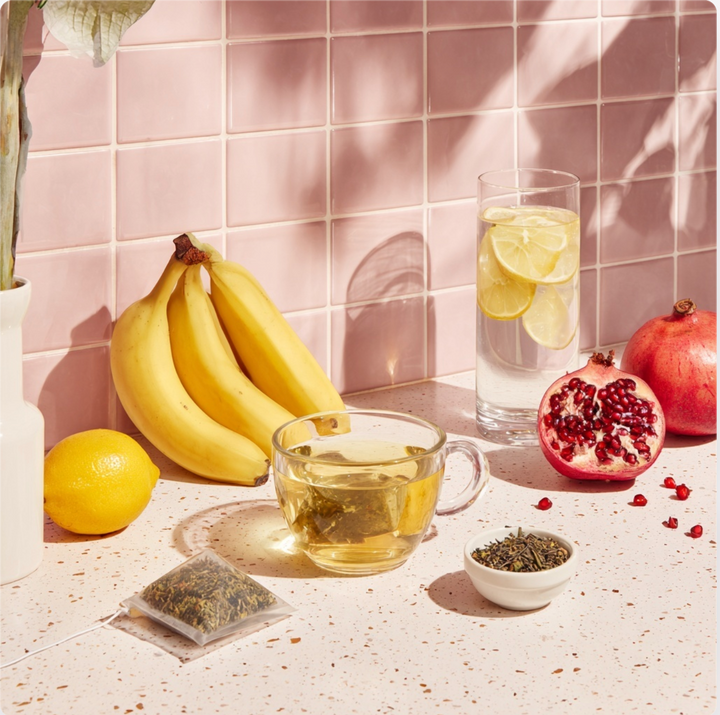 tealish pomegranate goji berry green tea