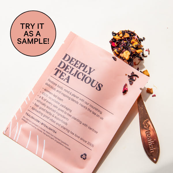 tealish pouch sample benefits