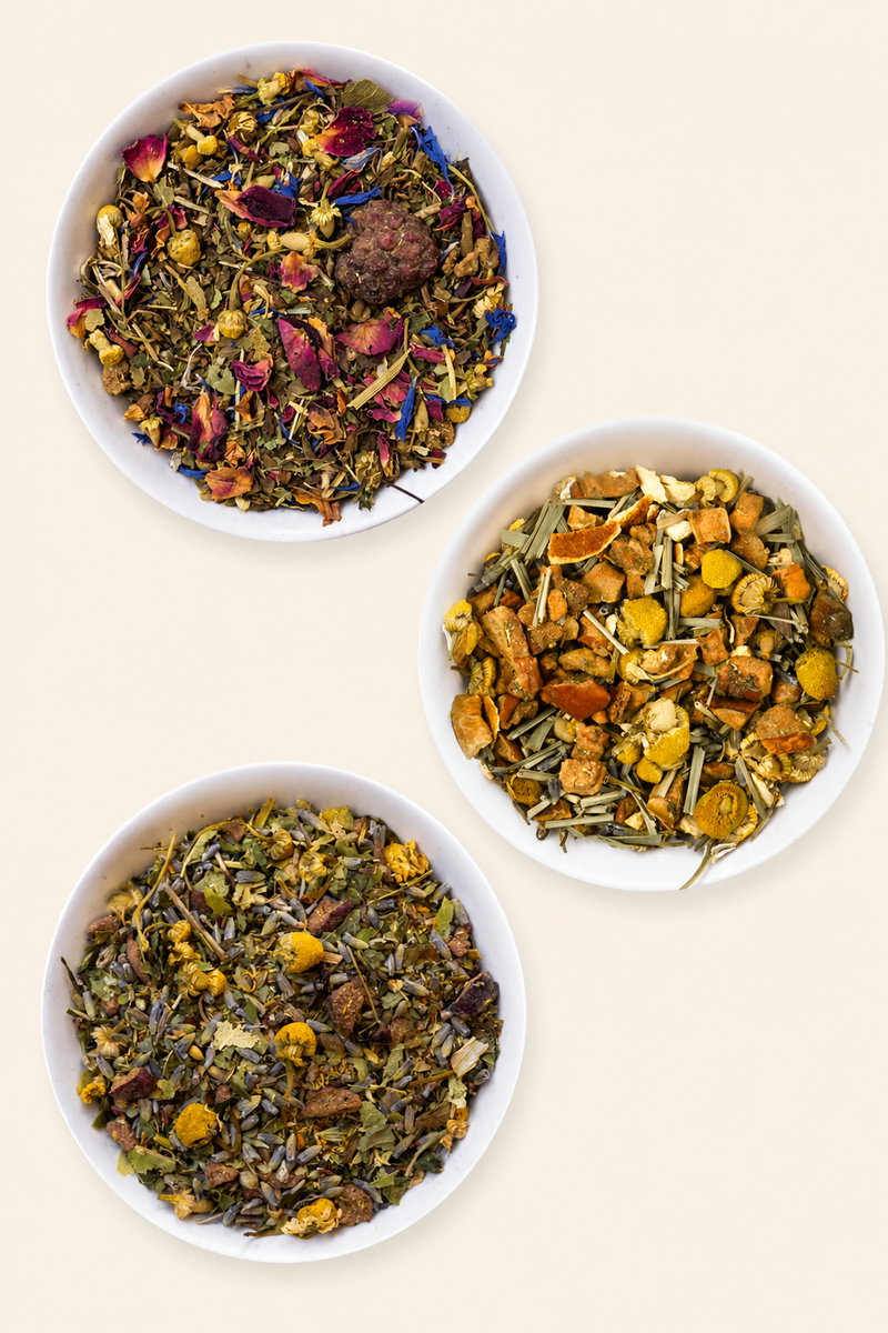 tealish relax tea bundle loose leaf tea sleep teas