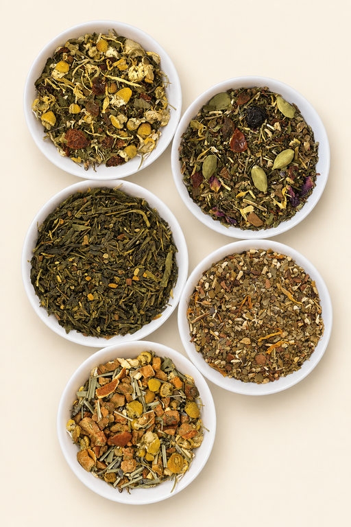 tealish reset bundle loose leaf teas wellness teas