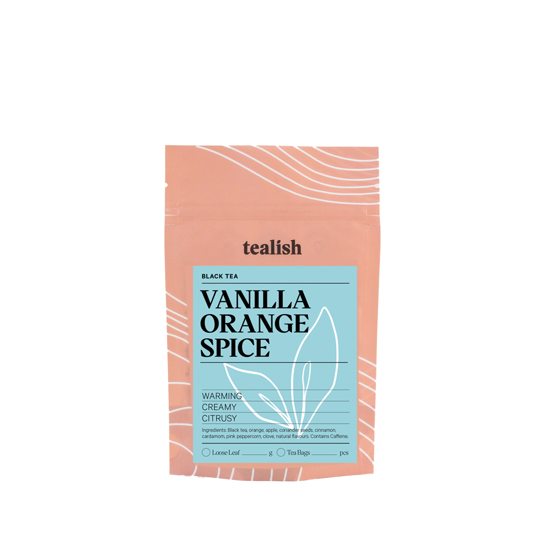 a picture of the Vanilla Orange Spice pouch