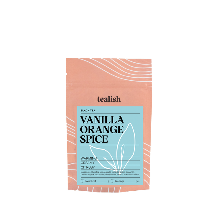 a picture of the Vanilla Orange Spice pouch
