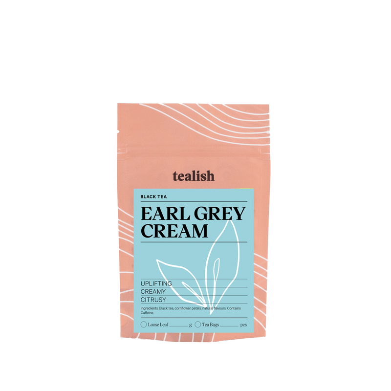 tealish earl grey cream black tea. Loose Leaf Tea, dessert tea, london fog. Tea with bergamot and vanilla. Perfect for making a tea latte. 