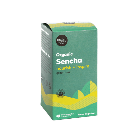 Organic Sencha Tea Sachets - Tealish Fine Teas