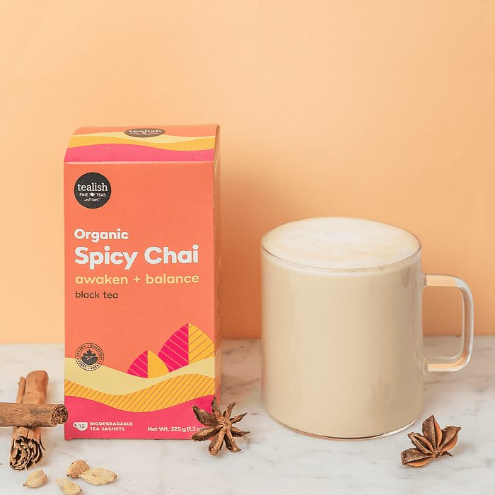 Organic Spicy Chai Sachets - Tealish Fine Teas