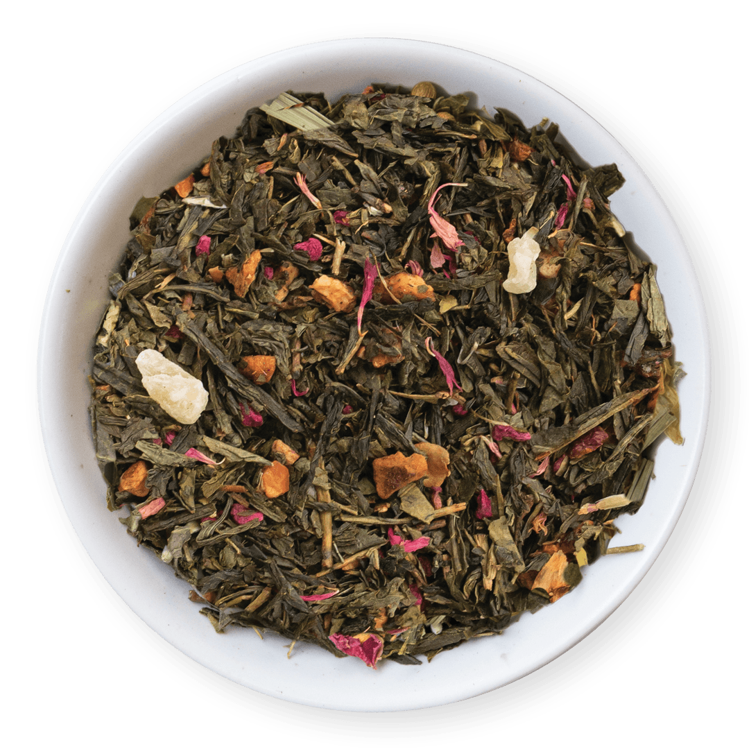 Raspberry Cream Green Tea Tealish Fine Teas Shop Premium Loose Leaf Tea