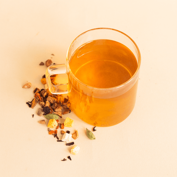 A cup of Pumpkin Spice Herbal
